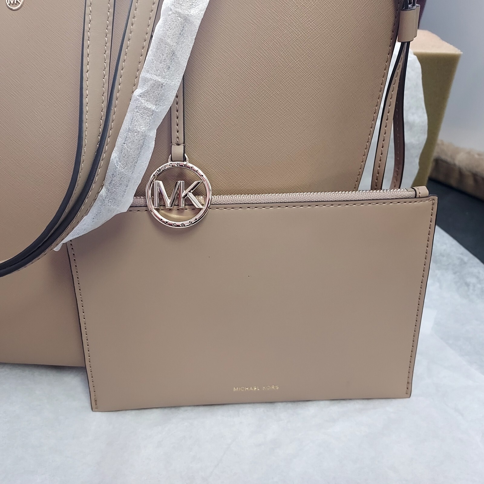 Michael Kors Leather Edith Extra Large Open Tote - Macy's