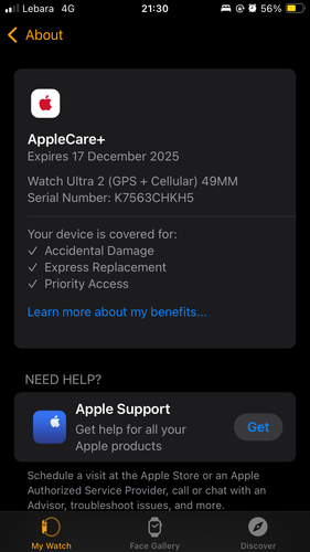 Apple Watch Ultra 2 GPS + Cellular - 49mm - Titanium - 100% BH - APPLECARE+ - Photo 12 sur 13