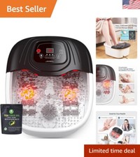 Epsom Salt Foot Spa Massager with Heat  Vibration - Family Relaxation Essential