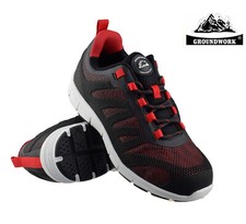 Mens Safety Steel Toe Cap Lightweight Trainers Comfortable Work Shoes Sizes