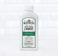 J.R. Watkins White Cream Liniment, 11 Ounce  EXP 2026 DEC