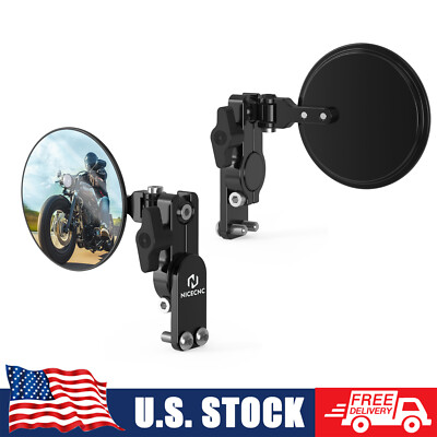 ジャ 20 NICECNC Quick Flip Mirrors for KTM EXC Husqvarna TE FE Suzuki RMZ