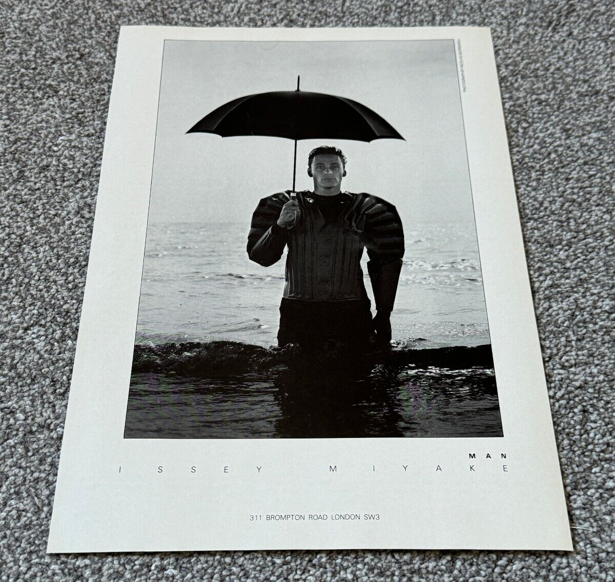 Rare Collectable Vintage 1987 Magazine Advert Picture Issey Miyake