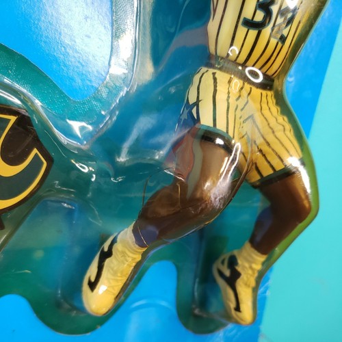 JUEGO de 2 figuras de acción Kenner 1993 Shaq Attack por encima, pintura, nueva caja dañada - Imagen 8 de 11