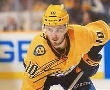 Colton Sissons Signed 8x10 Photo! NASHVILLE PREDATORS! Face off Photo   ! W/COA