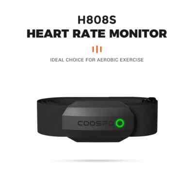 CooSpo H808S Radfahren Herzfrequenz Sensor Dual Mode ANT Bluetooth mit Brustgurt