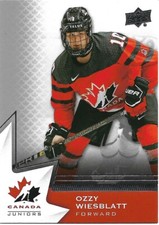Ozzy Wiesblatt #3 - 2020 Team Canada Juniors - Base