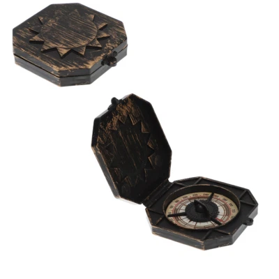 Costume Fancy Dress Up Pirate Compass Mini Navigation Kids Toy Fake Caribbean