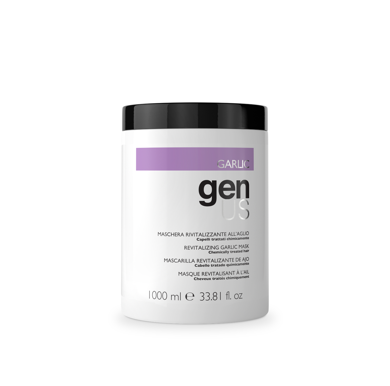 Genus Garlic Maschera Rivitalizzante All'aglio Capelli Trattati 1000ml GEN US