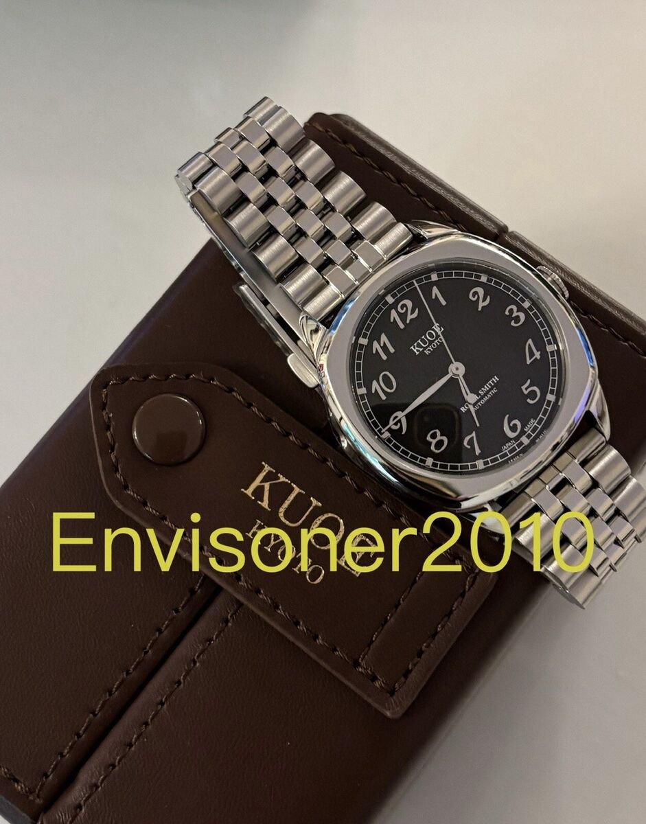New Kuoe ROYAL SMITH 90-008 Kyoto Only Black Dial And New Kuoe ROYAL SMITH 90-008 Kyoto Only Black Dial And