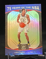 2021-22 Panini Donruss Optic 75 Years of the NBA #49 Rookie Chris Duarte Pacers