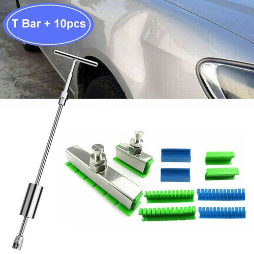 Kit de eliminación de herramientas de reparación de abolladuras sin pintura para carrocería de automóvil deslizante elevador PDR - Imagen 12 de 14