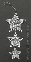Plauener Spitze ® Fensterbild Weihnachten Winter Stern Dekoration Weihnachtsdeko