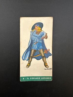 PREWAR PERUGINA BUITONI 4 MUSKETEERS 2 YEARS LATER - 8 THE BLUE CORSAIR