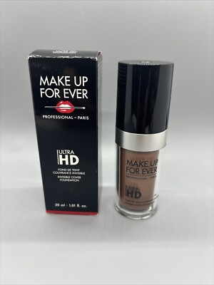 MAKE UP FOR EVER Ultra HD Invisible Cover Foundation - Y522 - 30ml/1.01 floz NIB