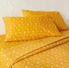 Twin/Twin Extra Long Separate Fitted Sheets Icon Yellow - Opalhouse designed