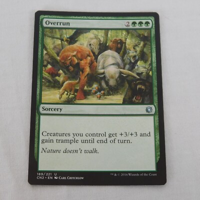 cards like overrun mtg Amazon.com: Elite Colorless Eldrazi Deck - Tron Lands - Modern Legal -  Custom Built - Magic The Gathering - MTG