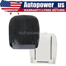 Driver Bottom Leather Seat Cover + Foam Dark Gray Fits 2003-2014 Chevy C Series