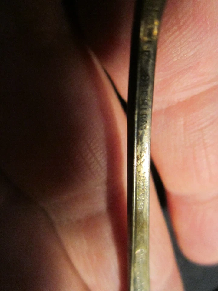 1937 CHIPPENDALE STERLING SILVER SPOON 4" LONG - 10 GRAMS - BN-1 - Image 4 of 4