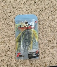 Z-Man CB-PZ38-04 Project Z Chatterbait Lure 3/8oz Chartreuse Sexy Shad Fishing
