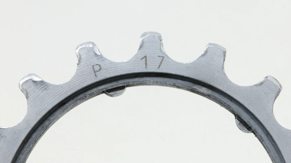 PIÑÓN CAMPAGNOLO P-17 17T VINTAGE AÑOS 80 SUPER C-RECORD 7S VELOCIDAD RUEDA LIBRE ERGAL Foto 4 de 4