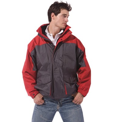 Herren Wasserdichte Jacke Mantel 3 in 1 Outdoor Fleece Wandern Ski Winter Regenfest