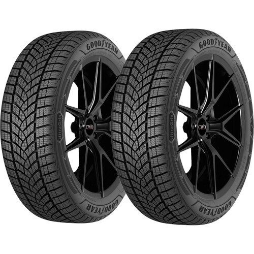(QTY 2) 215/60R16 Goodyear UltraGrip Performance+ 99H XL Black Wall ...