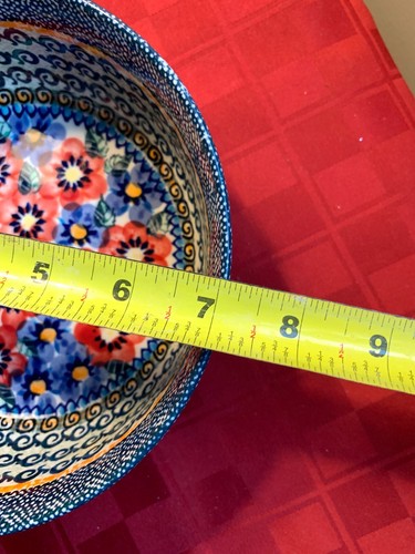 Polnische Keramik Schüssel 7" SIGNIERT AGNIERZKA KUPRAQ UNIKAT nummeriert - Bild 6 von 20