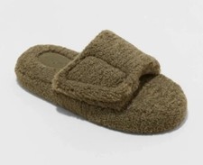 Kids' Ace Adjustable Slide Slippers Olive Green - Cat Jack - SIZE S 13/1