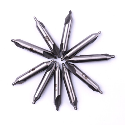 10Pcs Self Centering Center Drill Countersink Pilot Bit Lathe Hole Saw Tool Set