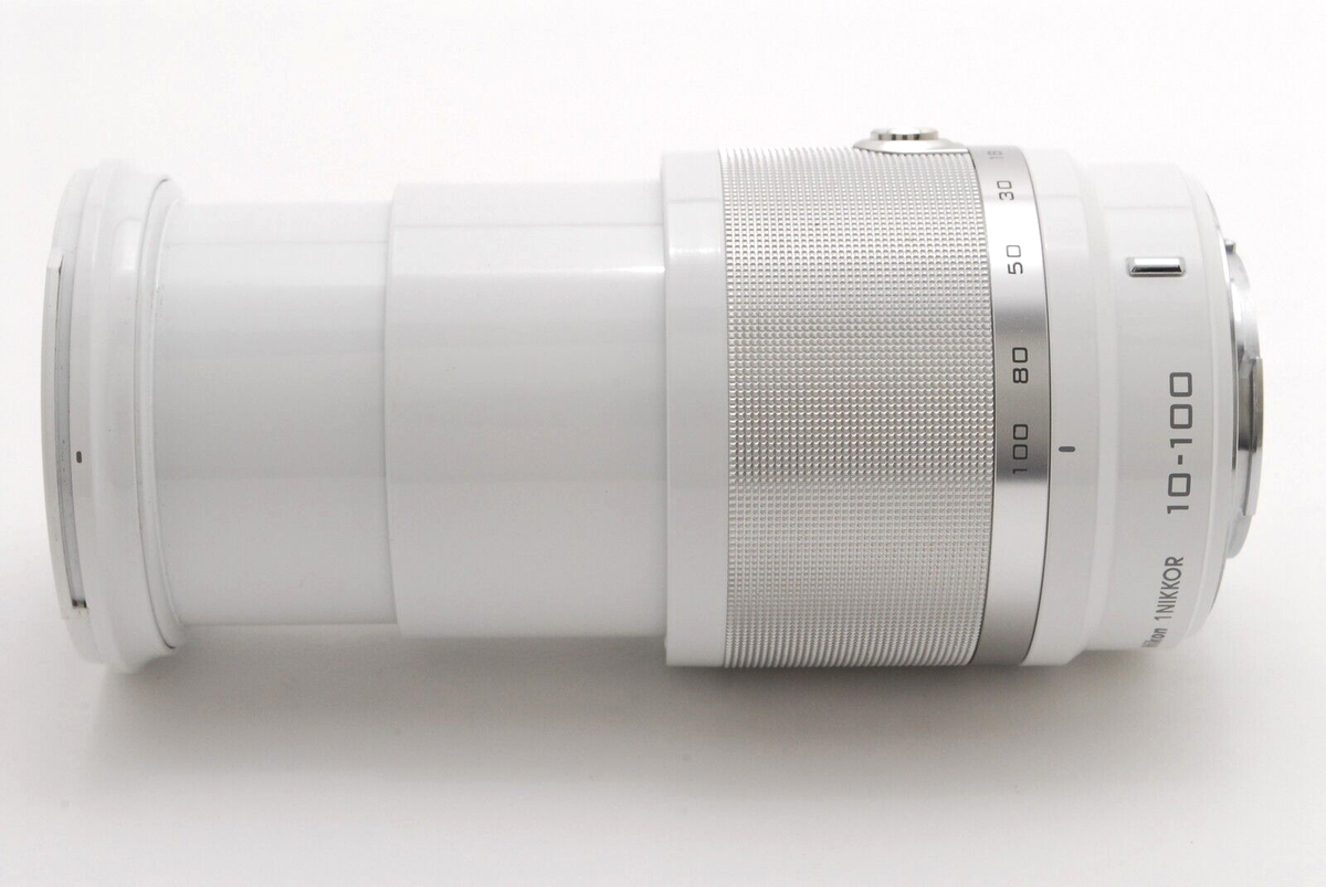 Near Mint] Nikon 1 NIKKOR VR 10-100mm f/4-5.6 ED White Lens from