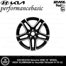 52910K9100 Genuine OEM 19" WHEEL ASSY ALUMINUM for Hyundai Veloster N 19-22