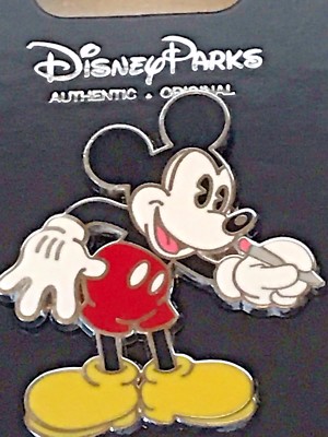 DISNEY 1932 PIE-EYED ARTIST MICKEY MOUSE W/ PENCIL DRAWING