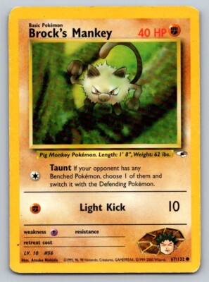 Brock's Mankey 67/132
