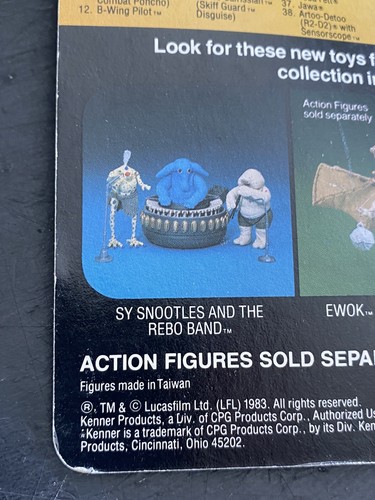 Kenner 1983 Star Wars Return of the Jedi Emperor's Royal Guard 77 Back Sealed - Picture 19 of 24