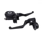 2X Hand Control Reservoir Brake Clutch Lever For Harley Sportster Iron 883 1200
