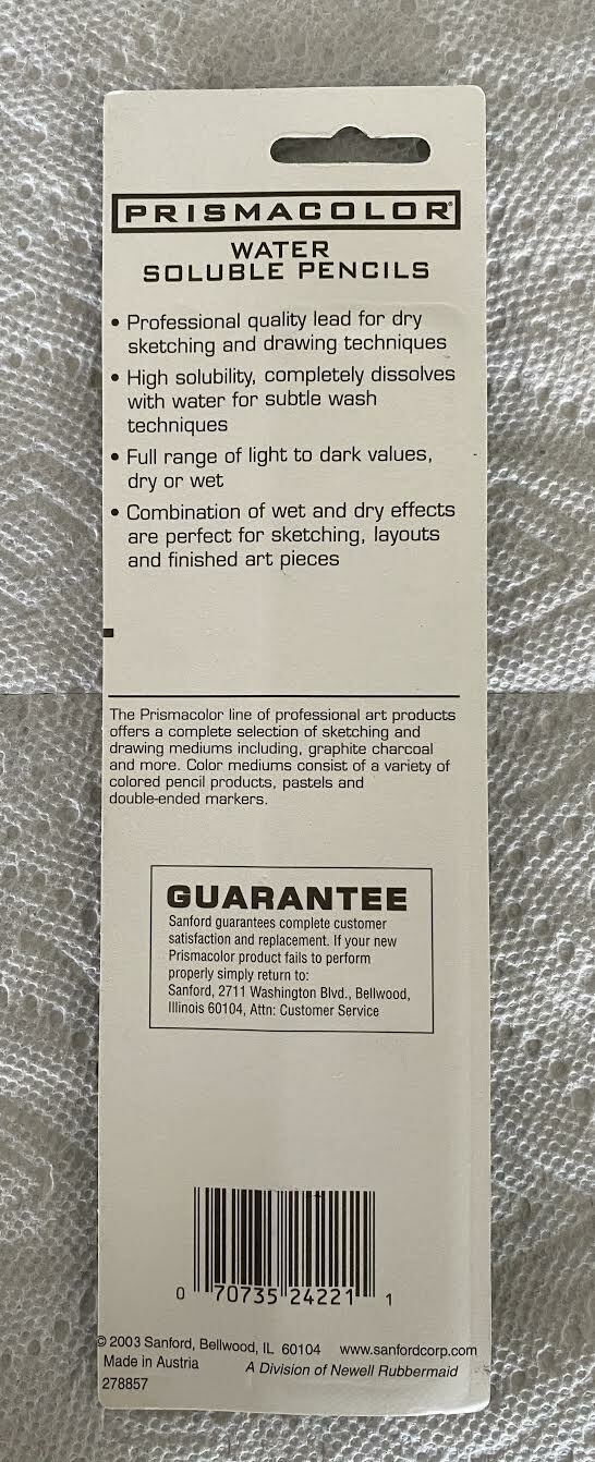 Prismacolor 24221 Water Soluble Pencils - Dark, Medium, Light