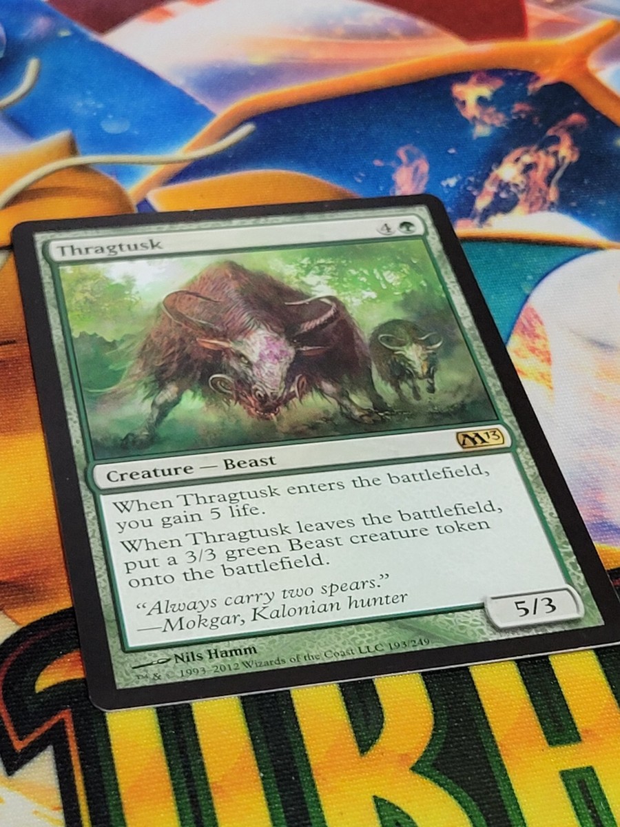 C1964 MAGIC MTG M13 CORE SET 2013 THRAGTUSK #193 LP RARE | eBay