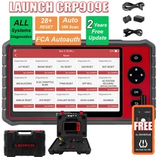 2025 LAUNCH CRP909E Pro Full System Diagnostic Tool OBD2 Scanner Key Coding TPMS