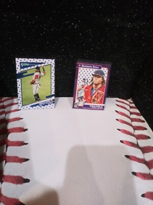Ronald Acuna Jr Blue Star Short Print Lot Donruss 2021