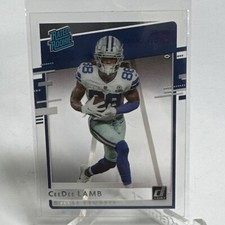 CEEDEE LAMB 2020 Panini Chronicles Clearly Donruss RR-CL RATED ROOKIE RC NM Card. rookie card picture