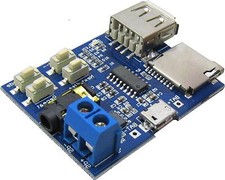 TF card U disk MP3 Format decoder board amplifier decoding audio Player module