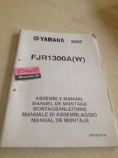 Yamaha FJR1300A ( W ) 2007 FJR1300 FJR 1300 setup manuel assemblage préparation 