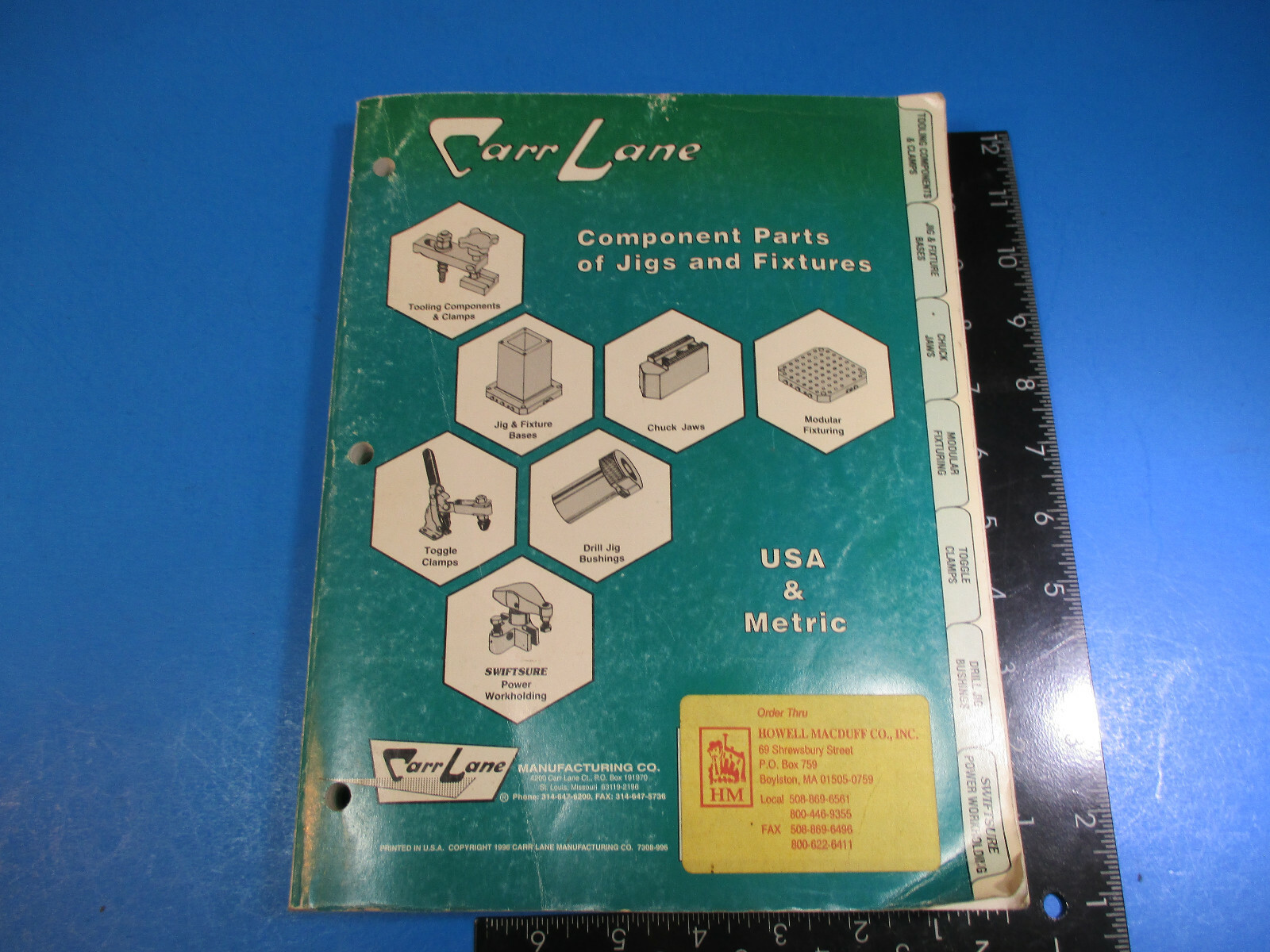 1996 Carr Lane Component Parts of Jigs And Fixtures Catalog eBay