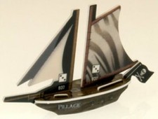 PIRATES POCKETMODEL Fire and Steel 037 PILLAGE NEW UNPUNCHED Wizkids CSG
