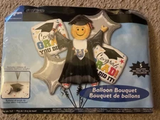 Anagram Balloon Bouquet Congrats Grad You Did It! 5 Balloon Bouquet