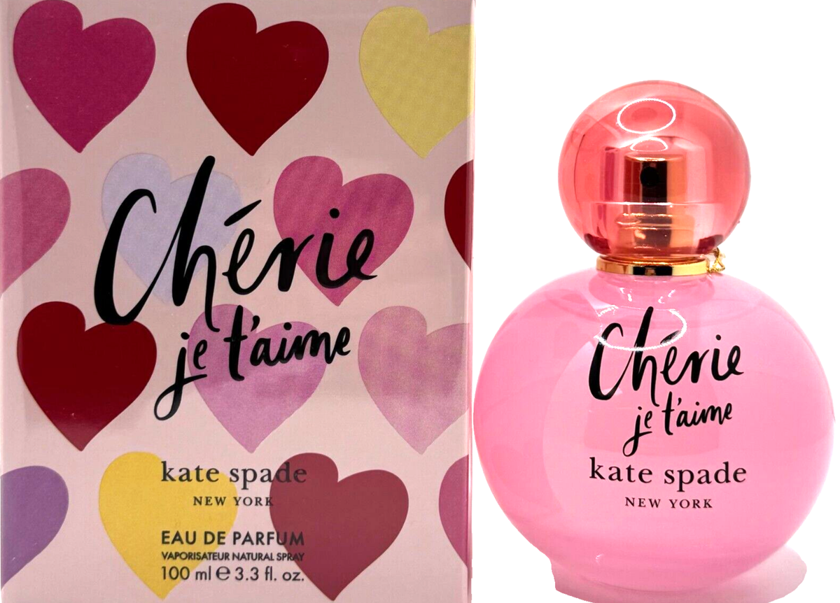 KATE SPADE CHERIE JE T'AIME EAU DE PARFUM SPRAY FOR WOMEN 3.3 Oz