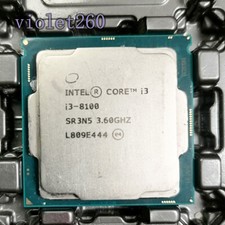 8th Gen Intel Core i3-8100 LGA-1151 CPU SR3N5 3.60GHz Quad-Core Desktop 65W