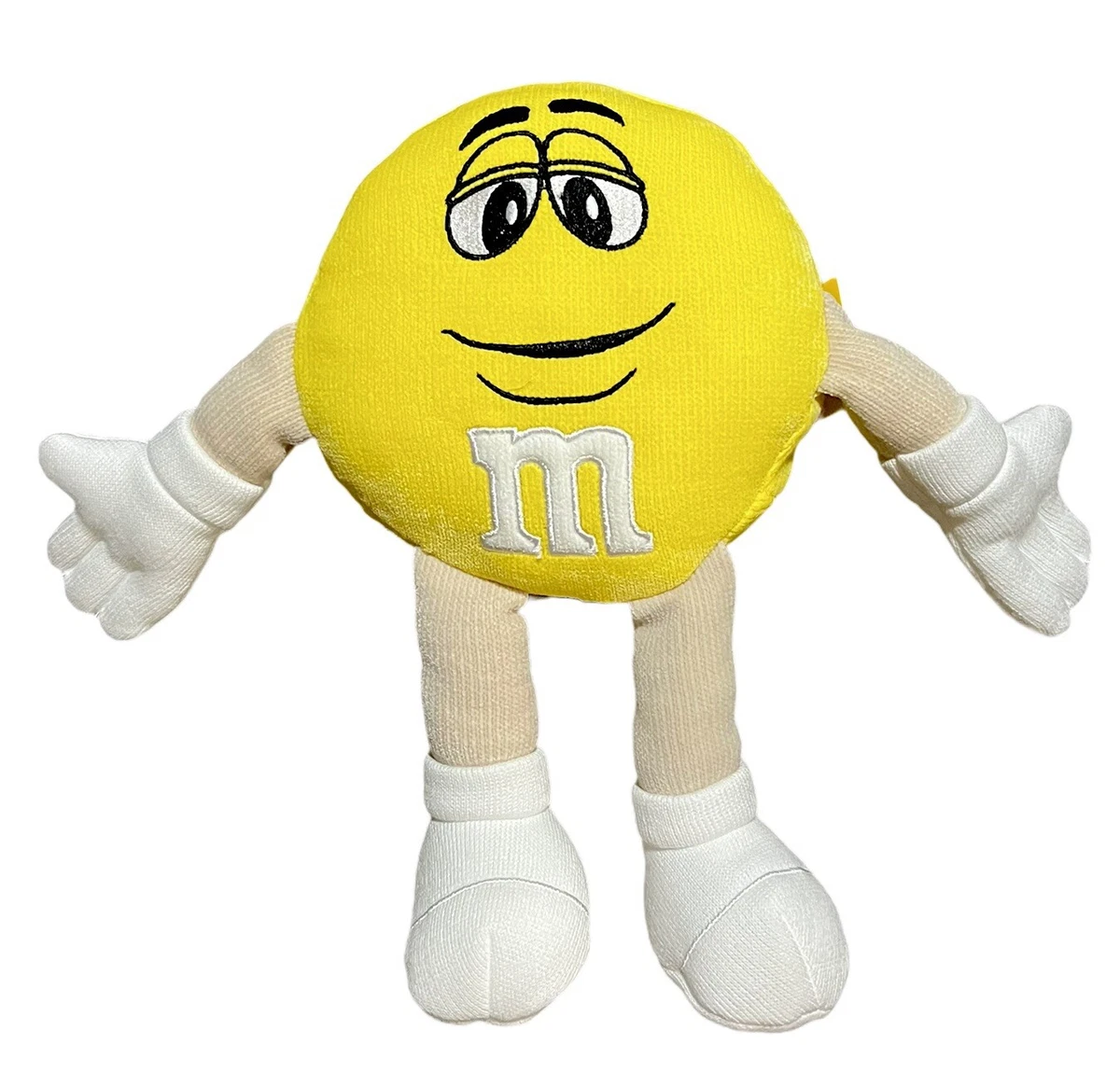 Yellow M&M Plush 15” Soft Stuffed Animal Doll New M & M Authentic Rare From  USA