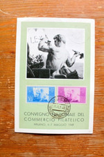 Product Image: MILAN 1948 NATIONAL PHILATELIC CONFERENCE COMMEMORATIVE POSTCARD (F134596)